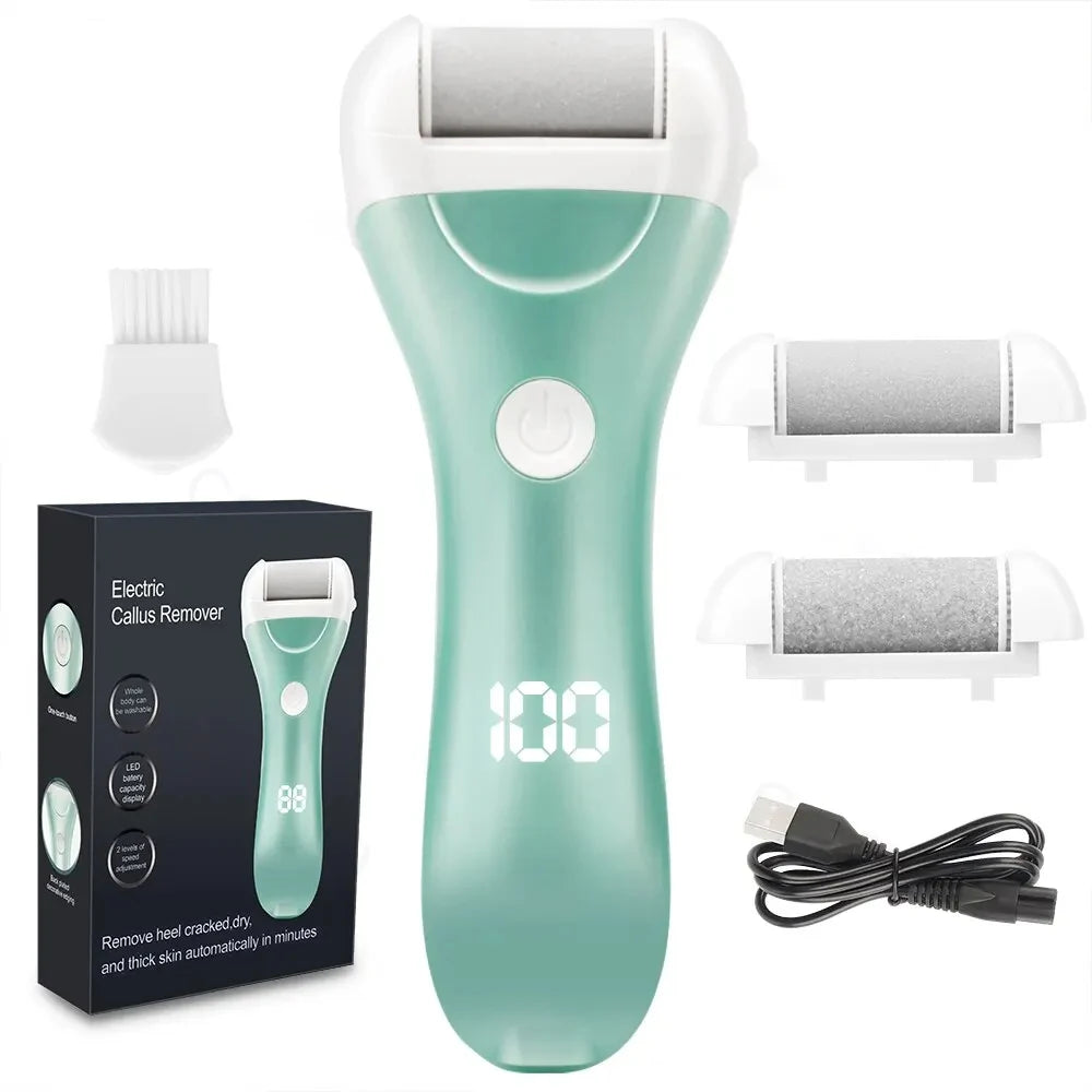 Ergonomic Foot Callus Remover with Digital Display