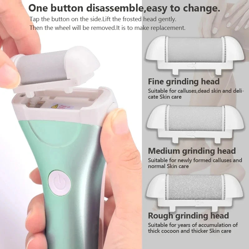 Ergonomic Foot Callus Remover with Digital Display