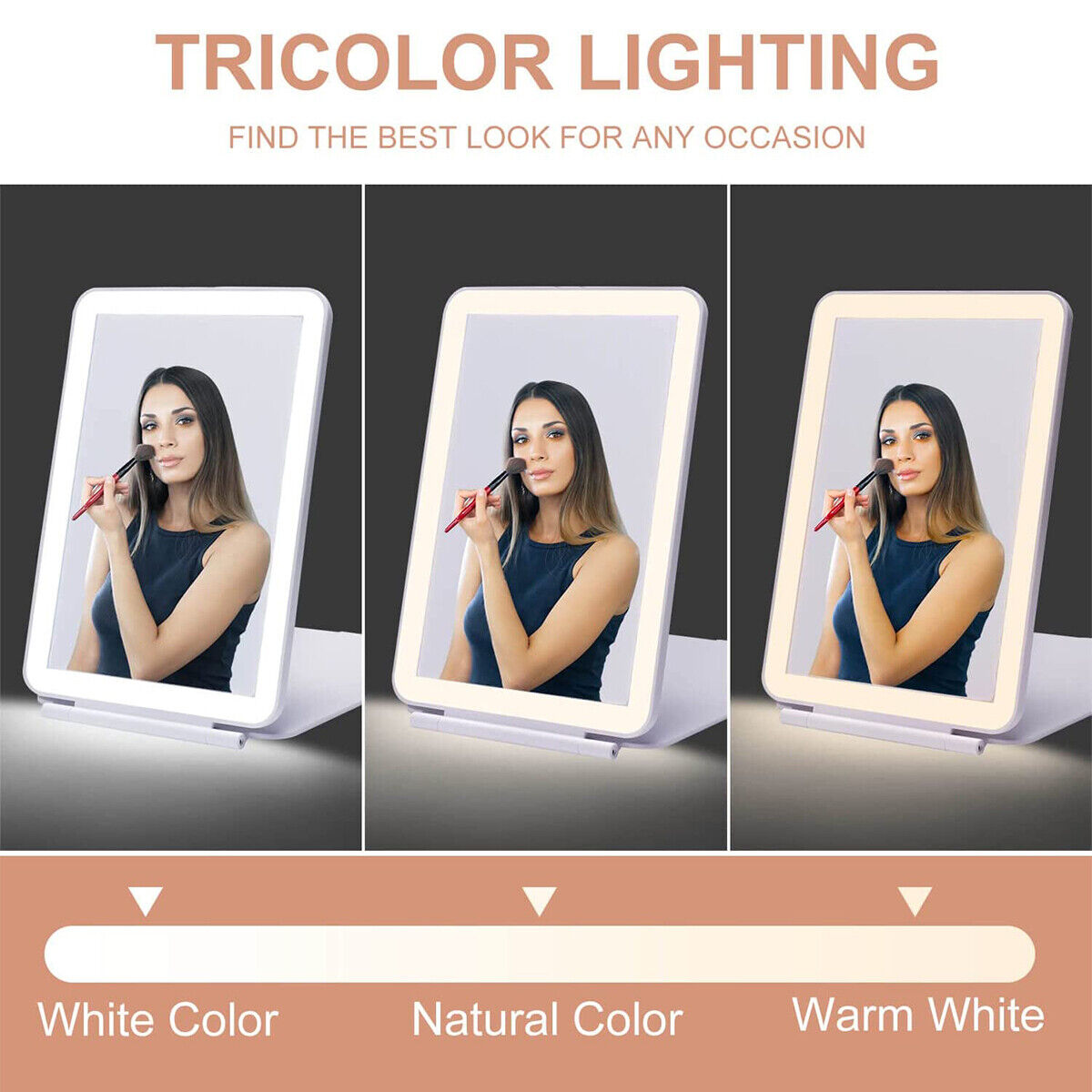 Folding Makeup Led Mirror