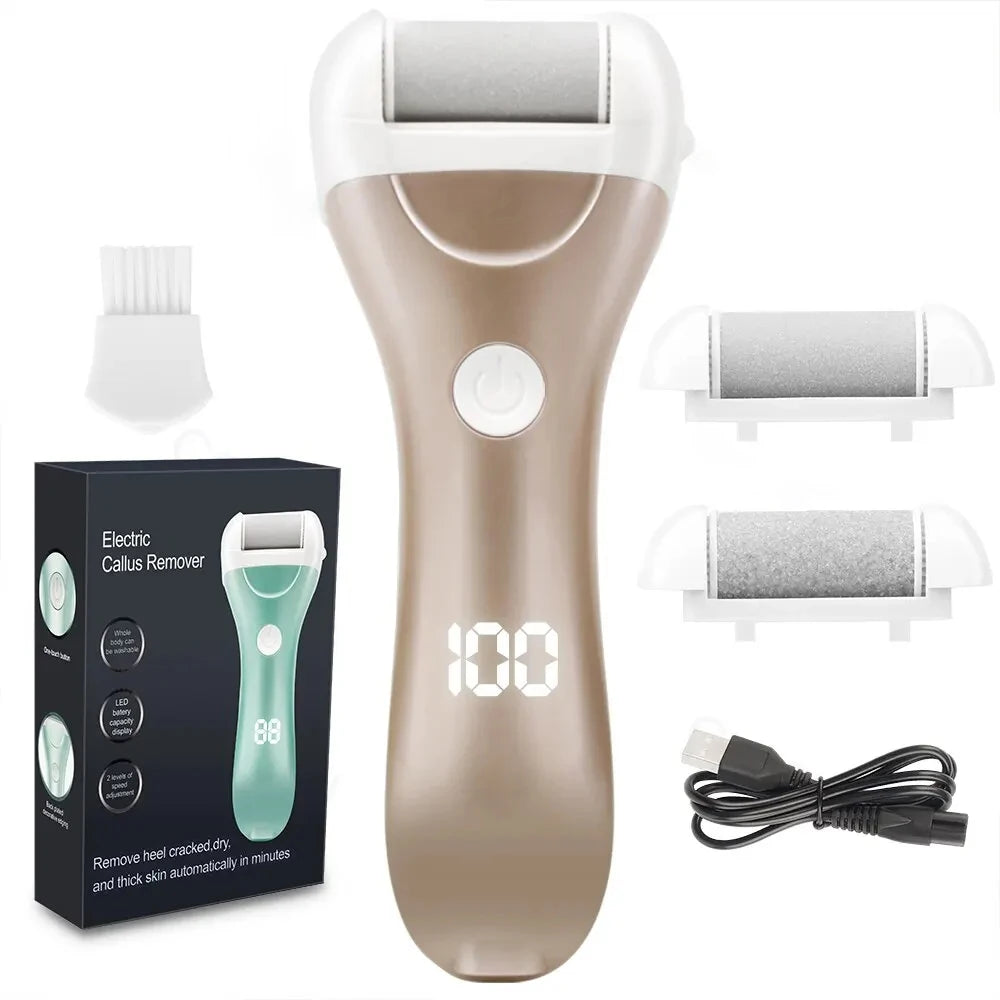 Ergonomic Foot Callus Remover with Digital Display