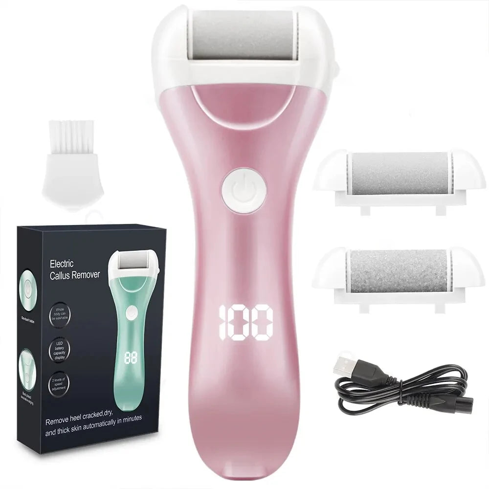 Ergonomic Foot Callus Remover with Digital Display